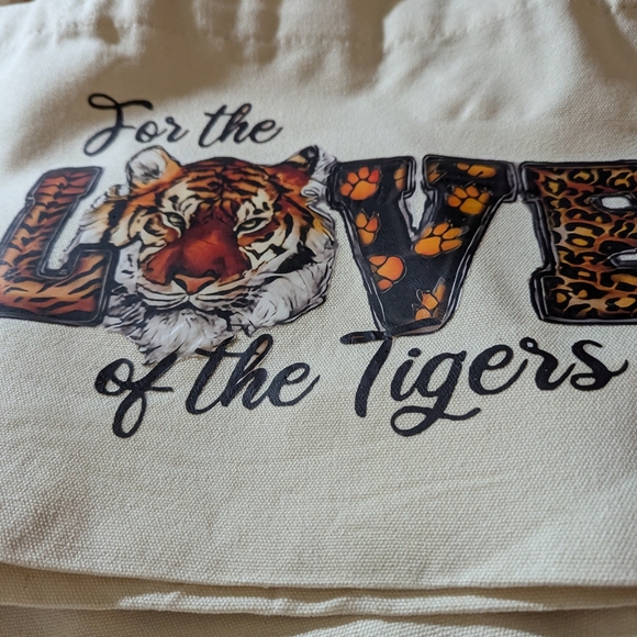 COPY - NWT 🔥 handmade cotton canvas 2 pc. tote & pouch BUNDLE: YOU PICK YOURS🐯 - Picture 6 of 8